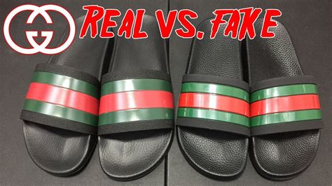 gucci trainers fake vs real|gucci slides are they real.